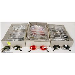 THREE CASES OF QUALITY DESIGNER SUNGLASSES