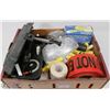 Image 1 : ASSORTED SHOP TOOLS AND SUPPLIES INCL LABEL MAKER,