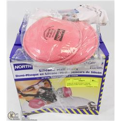 PAIR OF NORTH HALF MASK RESPIRATORS SIZE LARGE W/