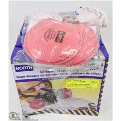 PAIR OF NORTH HALF MASK RESPIRATORS SIZE LARGE W/