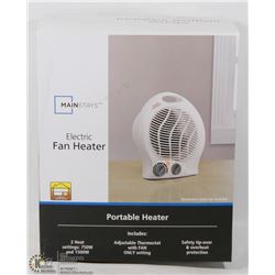 MAINSTAYS ELECTRIC FAN HEATER