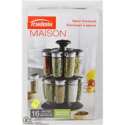 TRUDEAU 16 BOTTLE SPICE CAROUSEL