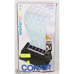 CONAIR ILLUMINATED WATER SWIRL WATER COLORS.