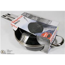 STARFRIT THE ROCK 4.1 QUART DEEP FRY PAN WITH LID