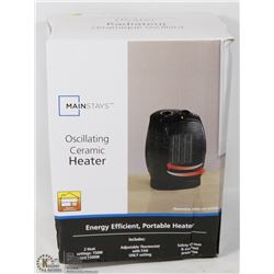 MAINSTAYS OSCILLATING CERAMIC HEATER