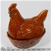 Image 1 : 1960's BROWN HEN COOKIE JAR