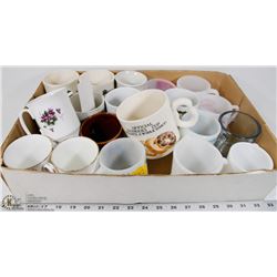 12) ASSORTED COFFEE MUGS.