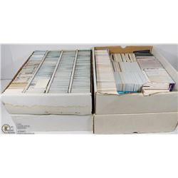 4 FLAT OF ASSORTED MOSTLY HOCKEY CARDS INCL