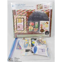 SCRAPBOOKING KIT NEW IN BOX 1493PCS AND MORE