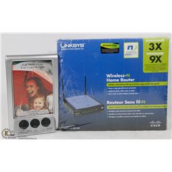 LINKSYS WIRELESS HOME ROUTER NEW IN BOX WITH