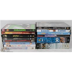 BOX OF OVER 20 DVD'S INCL HARRY POTTER FROM 2-5,