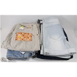 LOT OF 10 ASSORTED PANTS OR SHORTS (11WOMEN,3MEN)