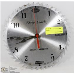 CRAFTSMAN TOOLS SHOP CLOCK