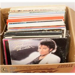 BOX OF LPS INCL MICHAEL JACKSON, JACKSON 5,