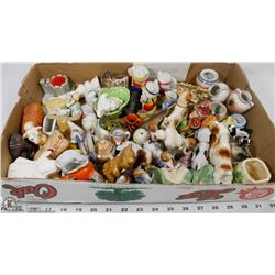 4) COLLECTION OF MINIATURE ORNAMENTS MOSTLY JAPAN