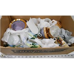 10) ASSORTED JAPANESE TEA CUPS AND SAUCERS