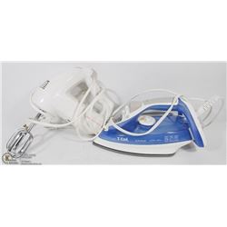 SUNBEAM HAND MIXMASTER AND TEFAL ULTRAGLIDE