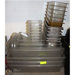 LARGE LOT OF ASSORTED METAL AND PLASTIC INSERTS