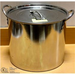 STAINLESS STEEL STOCK POT WITH LID