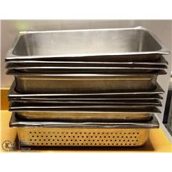 LOT OF 15 FULL SIZE METAL INSERTS INCLUDING