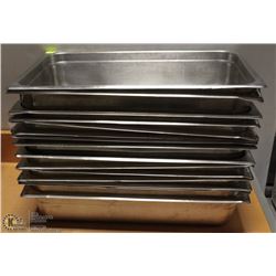 LOT OF 15 FULL SIZE METAL INSERTS