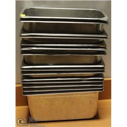 LOT OF 15 ONE THIRD SIZE METAL INSERTS
