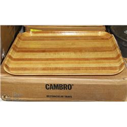 CASE OF 12 NEW CAFETERIA TRAYS