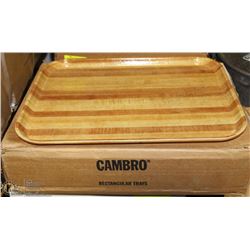CASE OF 12 NEW CAFETERIA TRAYS