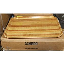 CASE OF 12 NEW CAFETERIA TRAYS