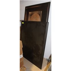 LOT OF 2 WOOD TABLE TOPS 35" x 28"  AND 48" x 24"