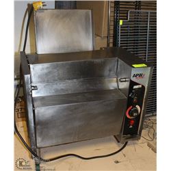 APW WYOTT CONVEYOR BUN TOASTER 22" X 13" X 28'