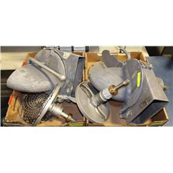 2 HOBART MEAT GRINDER ATTACHMENTS FOR STAND MIXER