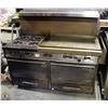 Image 1 : GARLAND COMBINATION 4-BURNER, FLAT-TOP GRILL