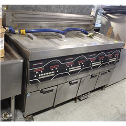 HENNY PENNY 4 BAY OPEN FRYER MODEL EEG-164 FFFF