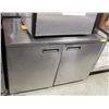 Image 1 : 2 DOOR STAINLESS STEEL COOLER 48" X 29" X 32"
