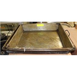 2 DOUBLE STRAP 22" X 18" ROASTING PANS