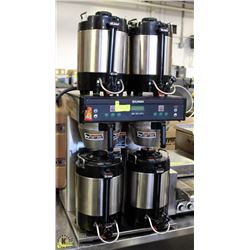 BUNN DOUBLE COFFEE MACHINE WITH 4
