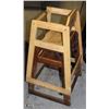Image 1 : LOT OF 2 WOOD HIGHCHAIRS