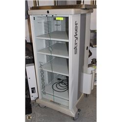 16) ENDOSCOPY CABINET WITH GLASS DOORS