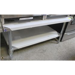 ME#20, 30"X48" STAINLESS STEEL EQUIPMENT STAND