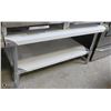 Image 1 : ME#20, 30"X48" STAINLESS STEEL EQUIPMENT STAND