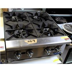 ME#4, MRE HEAVY DUTY COUNTER TOP HOTPLATE 4 GAS