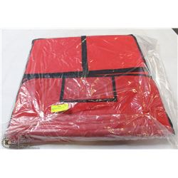 ME#17, INSULATED PIZZA BAG 20" X 20".