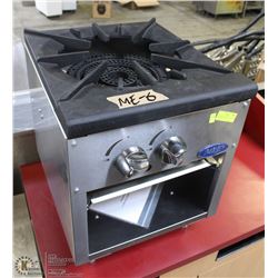 ME#6, MRE STOCK POT STOVE, GAS, 1 THREE RING CAST