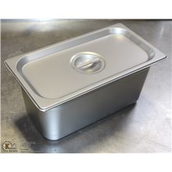 ME#7, STAINLESS STEEL FOOD PAN 1/3 SIZE 6" DEEP W/