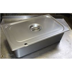 ME#10, STAINLESS STEEL FOOD PAN FULL SIZE 6" DEEP