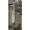 Image 1 : ME#12, 20 SHEET ALUMINUM PAN RACK ON WHEELS.