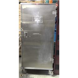 12) STAINLESS STEEL FOOD WARMING CABINET
