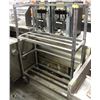 Image 1 : ROLLING 2 TIER KEG RACK