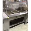 Image 1 : 3 WELL STAINLESS STEEL STEAM TABLE WITH SNEEZE